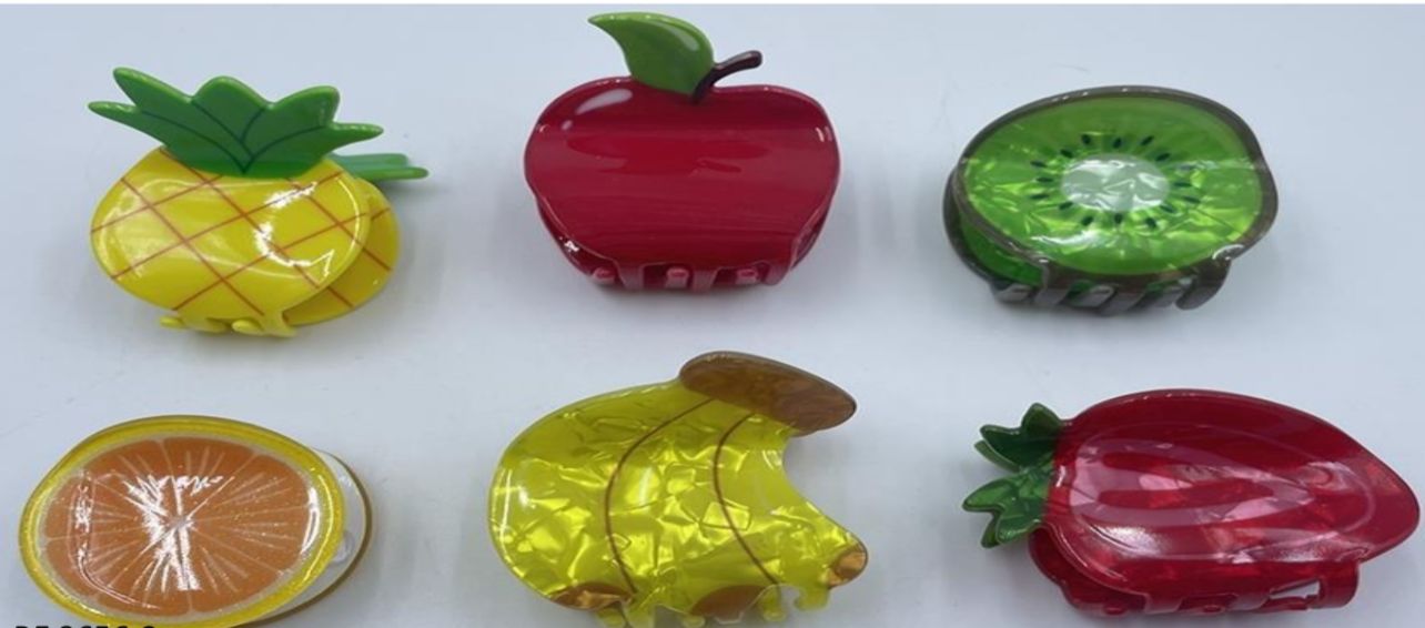 Piranha P Acetato Frutas (12 peças 2 de cada)