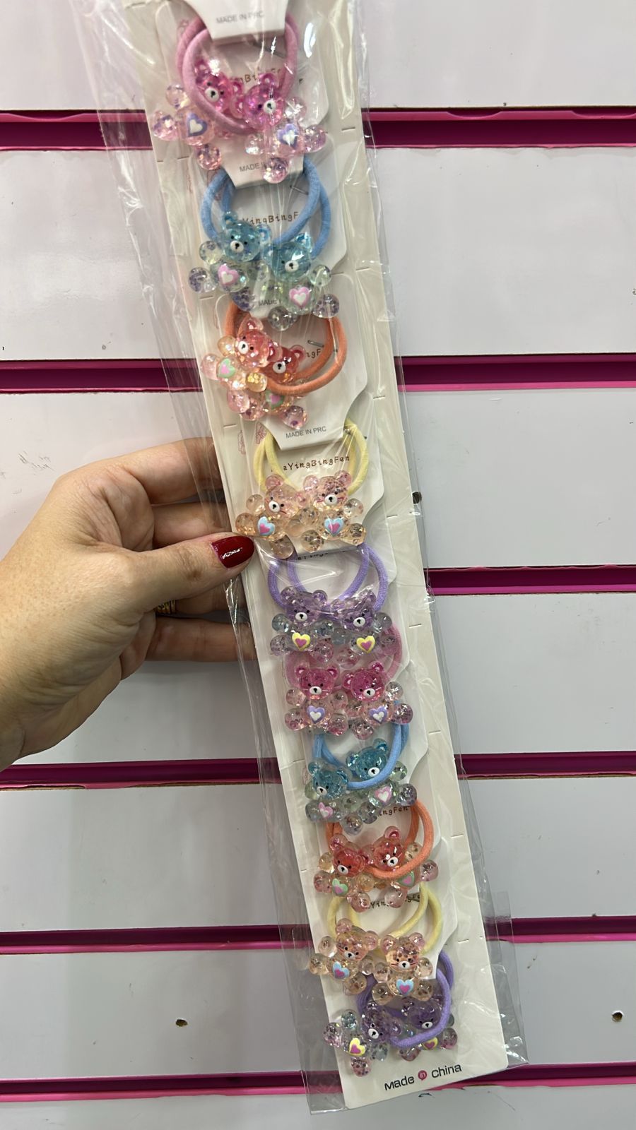 Xuxinha infantil ursinhos (10 pares)
