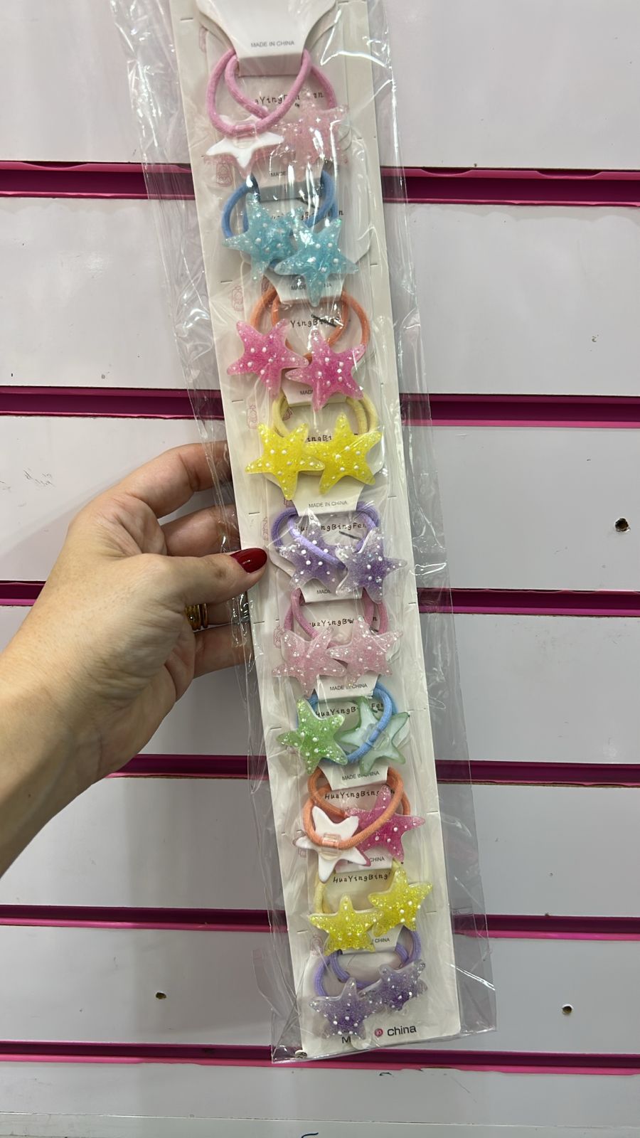 Xuxinha infantil estrela do mar (10 pares)