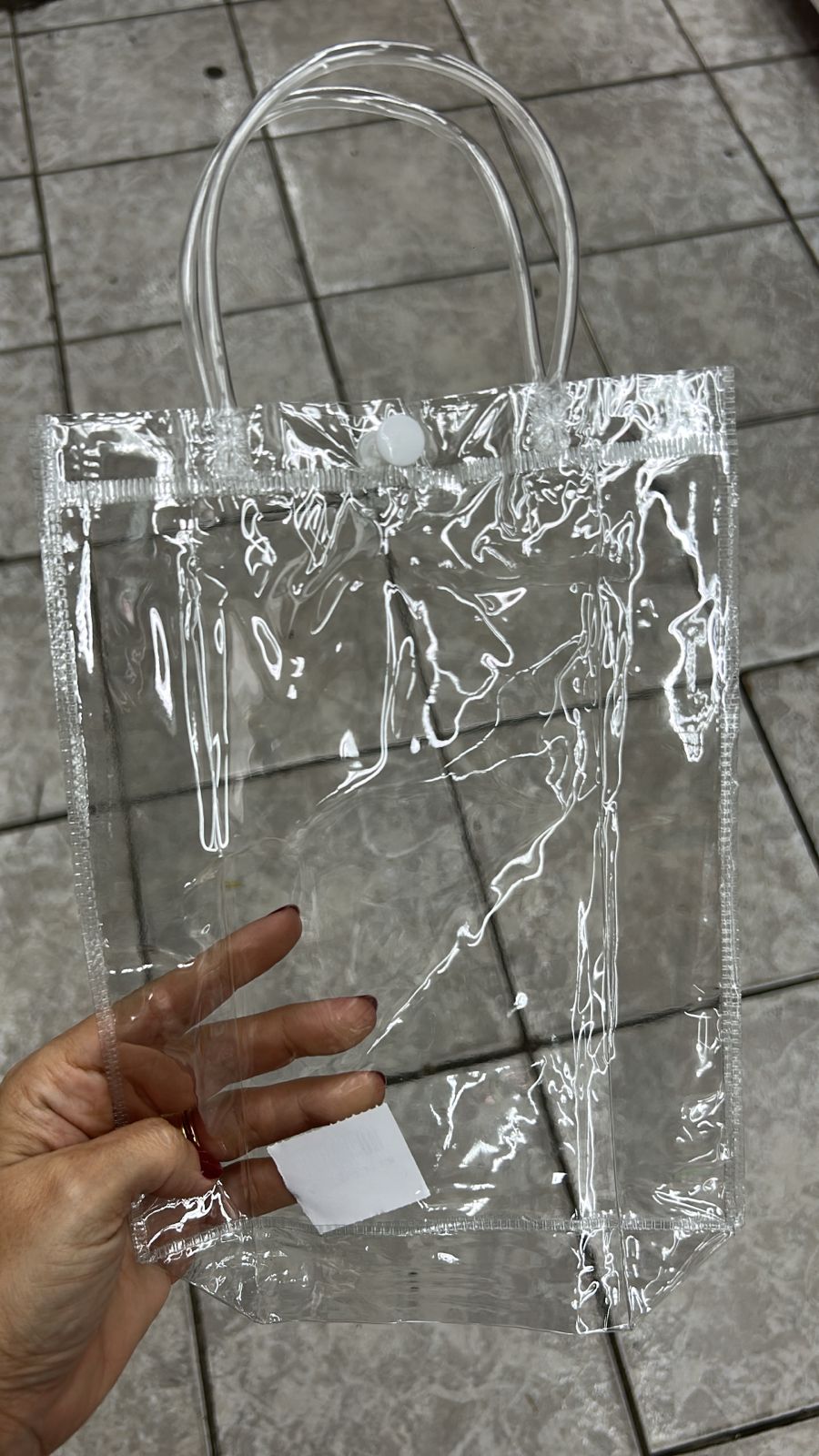 Sacola cristal para embalagem C23xL17xP7 (10 peças)