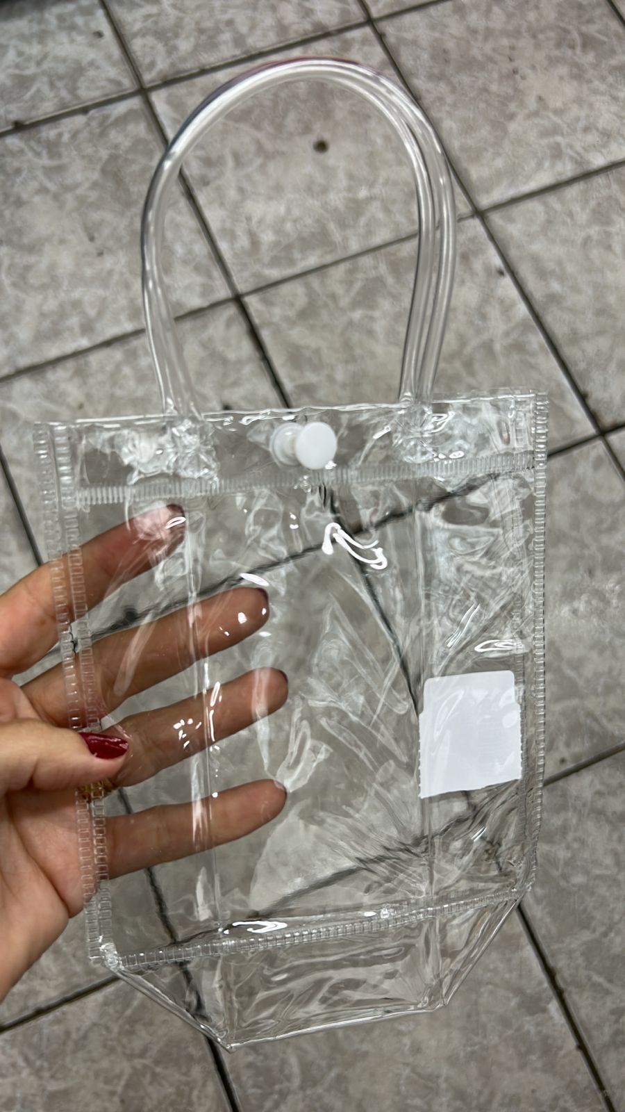 Sacola cristal para embalagem C15xL13xP7 (10 peças)