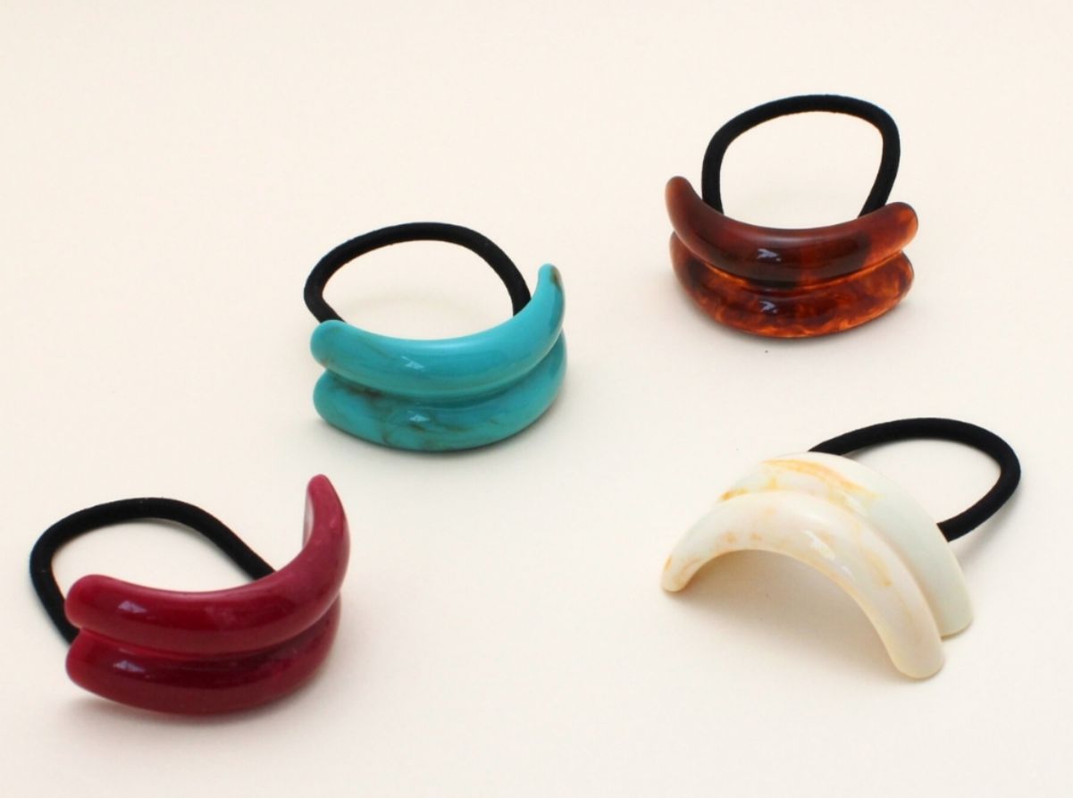 Xuxinha acetato barrete duplo côncavo (12 peças)