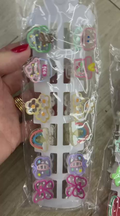Pregadeira infantil bichinhos (12 peças)