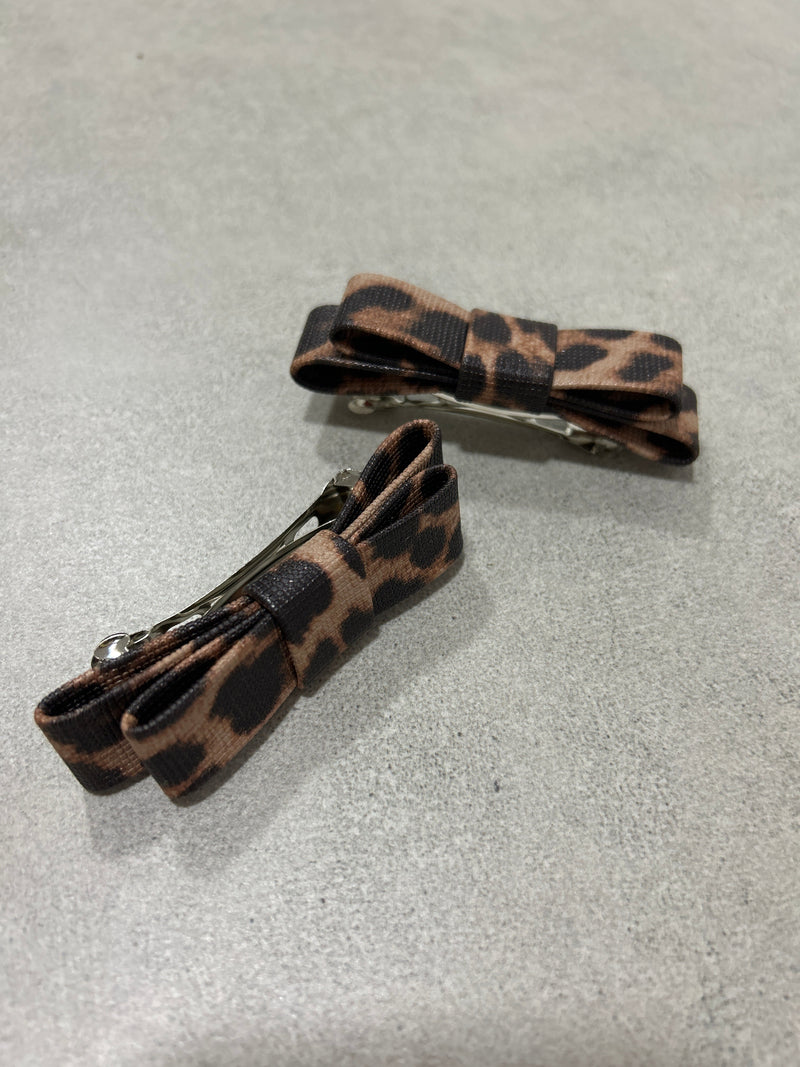 Presilha Courino Laço Chanel - Animal Print (Unidade)