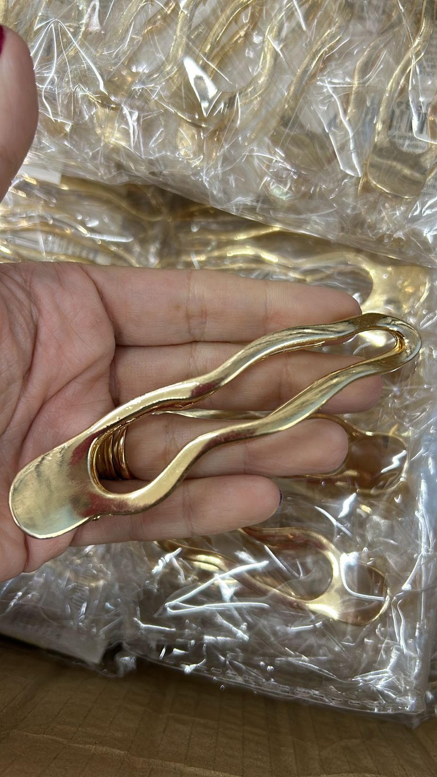 Pregadeira Lateral Metal WAVE (12 peças)