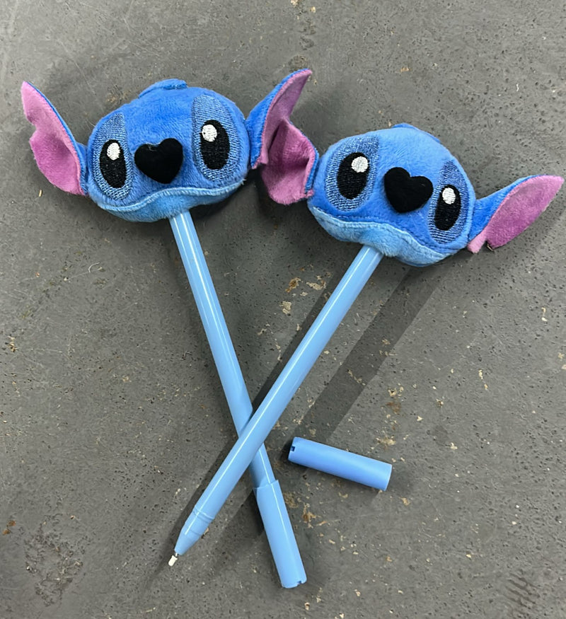 Caneta Esferográfica Sticth Pelúcia (12 peças)