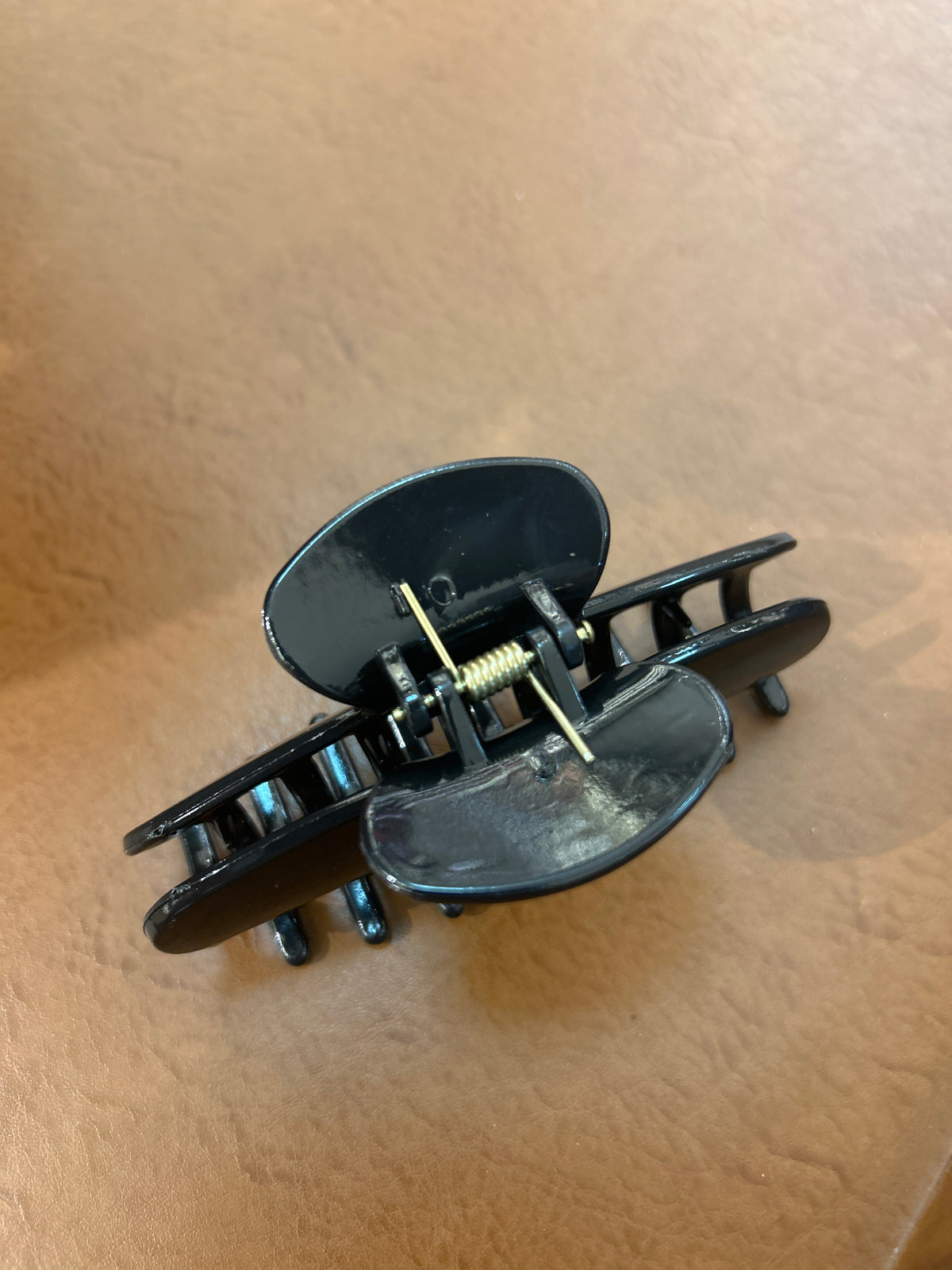 Pregadeira g silicone preta garras (12 peças)
