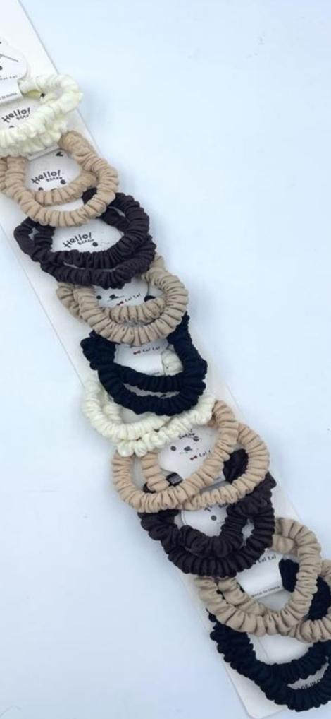 Scrunchie Slim Texturizada (20 peças)