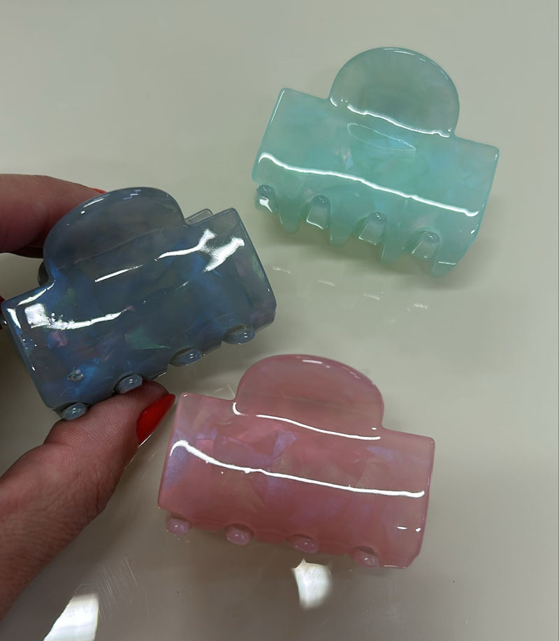 Piranha M Acetato RETANGULAR (12 peças Cores variadas)
