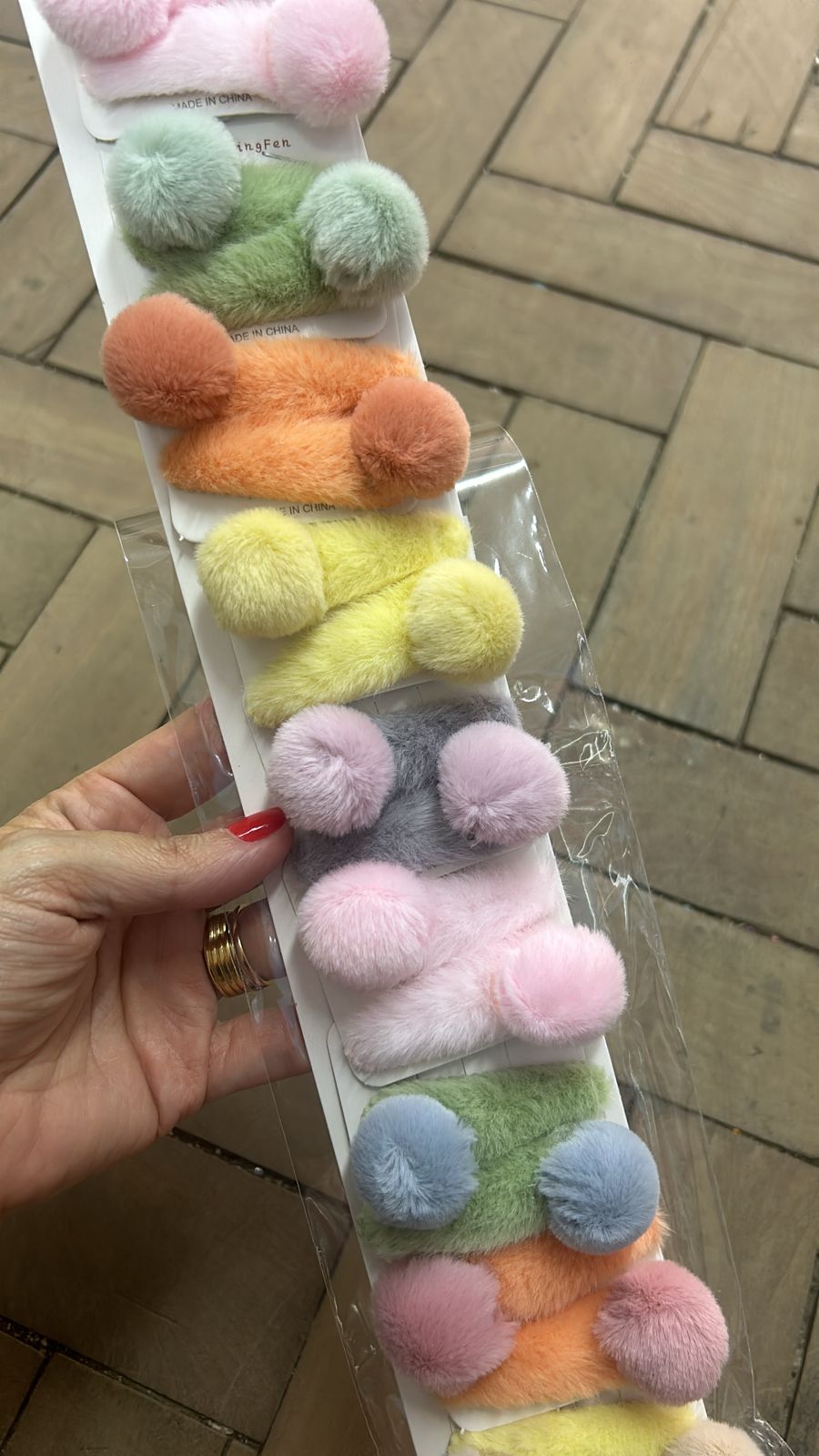 Tic Tac Infantil Pompom pequeno (20 peças)