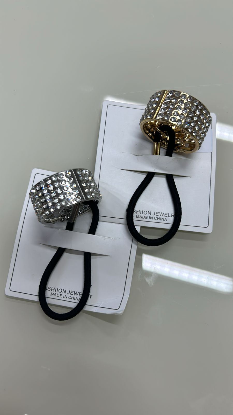 Xuxinha Adulto Braçadeira Strass (12 peças 6 dourada e 6 prata)