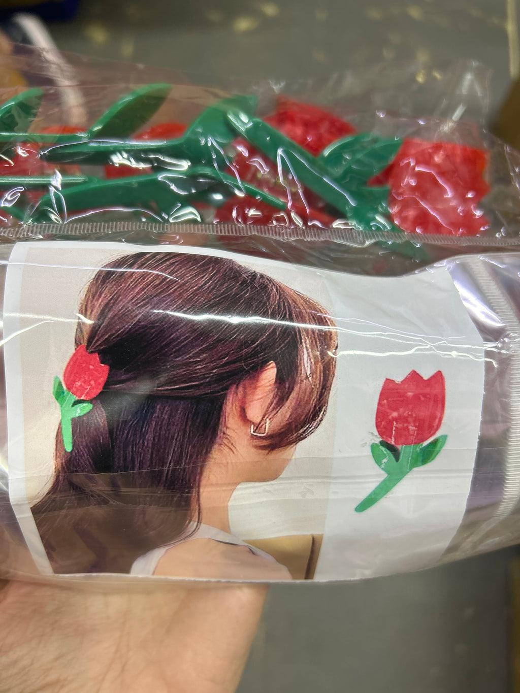 Pregadeira g acetato tulipa (12 peças)