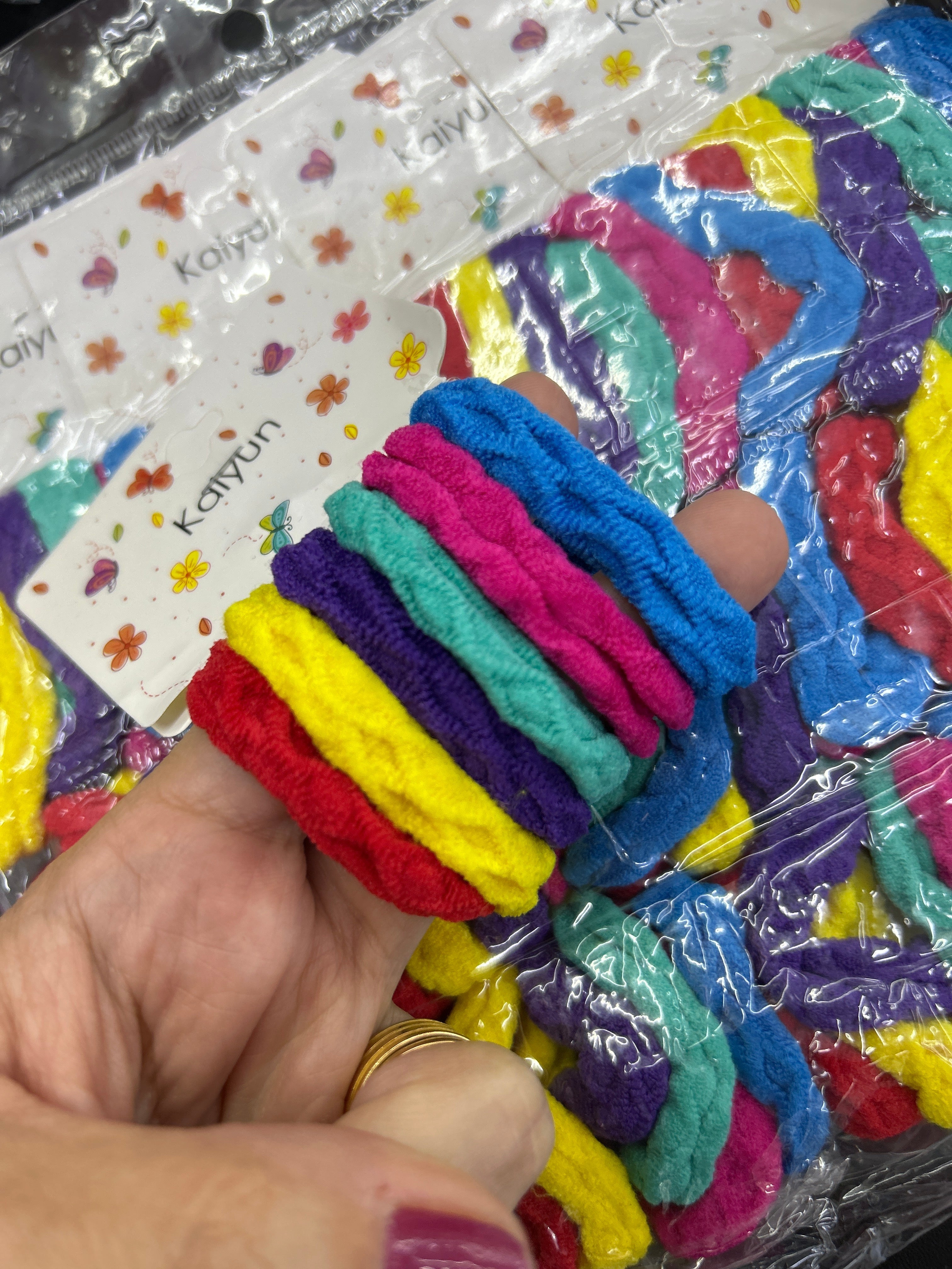 Xuxinha de Meia M Texturizada Colorido (12 cartelas com 6 peças cada)