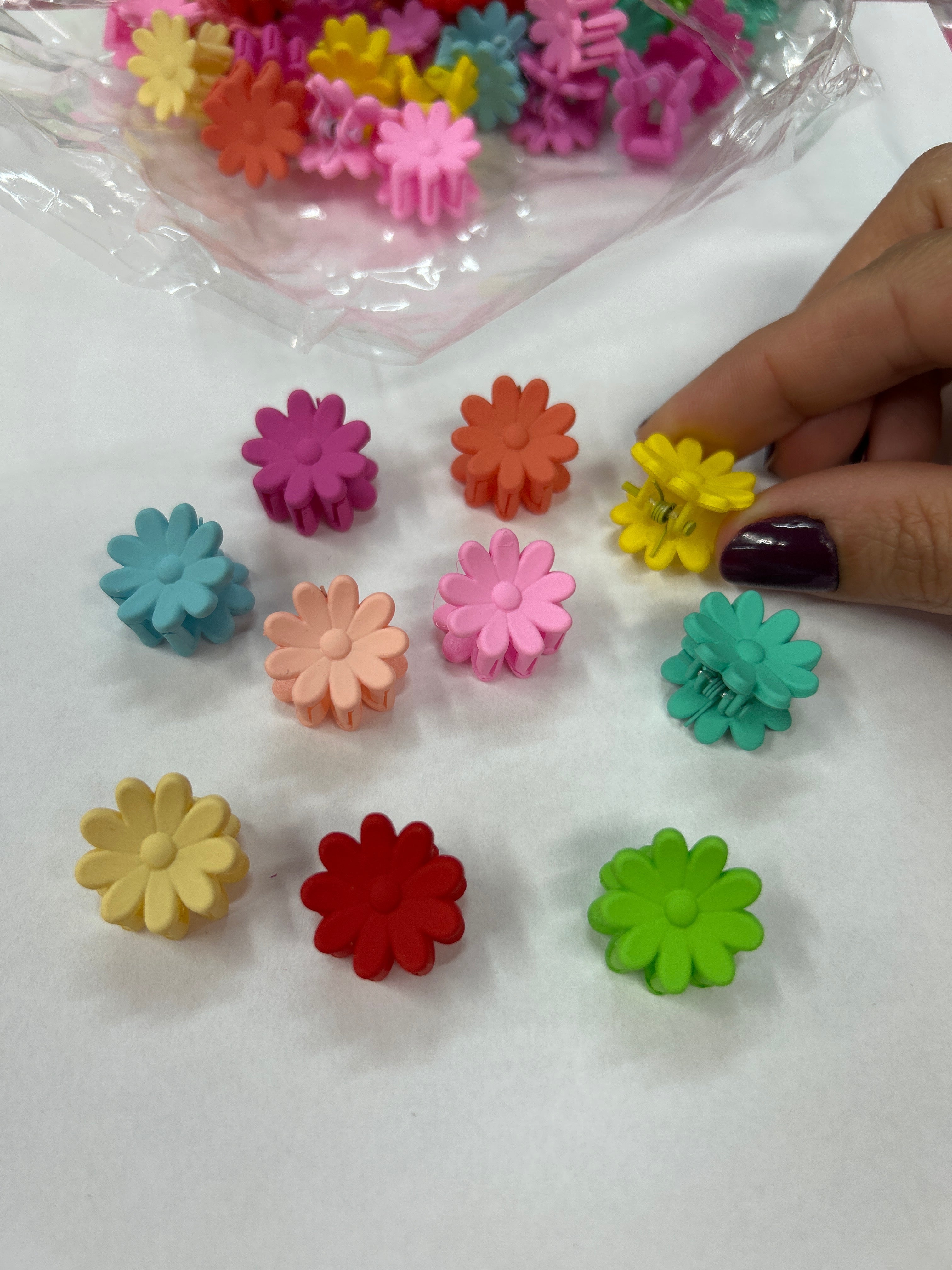 Mini Piranha Infantil Emborrachada Margarida (100 peças)