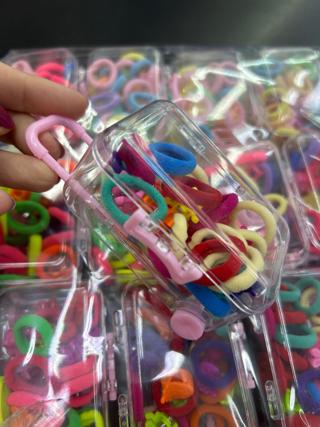 Malinha com Xuxinha de Meia P e Mini piranhas (12 cartelas com 6 peças cada)