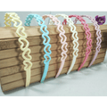Tiara Infantil Poliéster com dentinhos CORAÇÃO (12 peças)