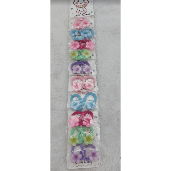 Cartela Xuxinha Flor Havaiana Pequena (10 pares, 20 peças total)