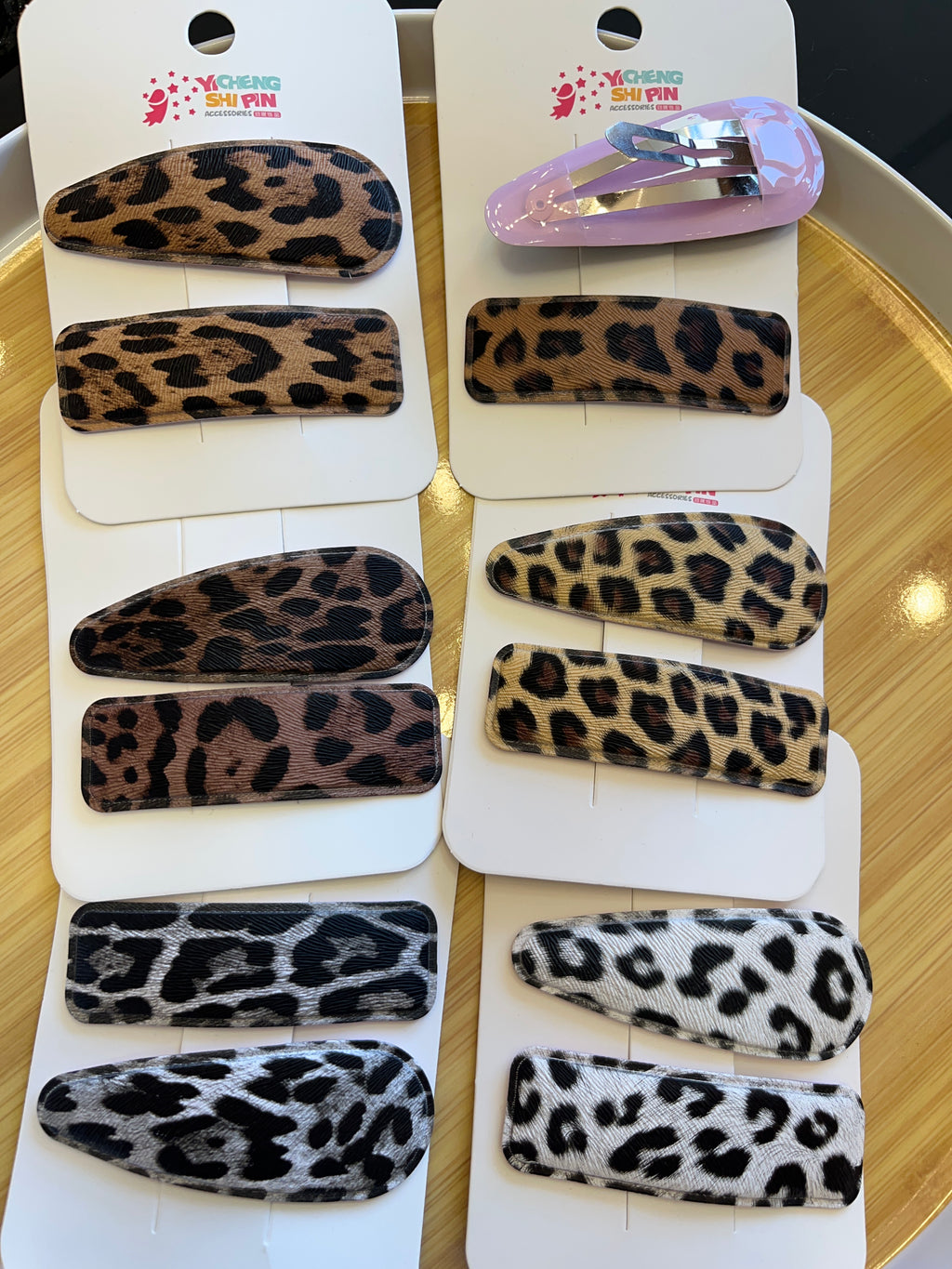 Tic tac courino animal print (12 cartelas com 2 peças cada)