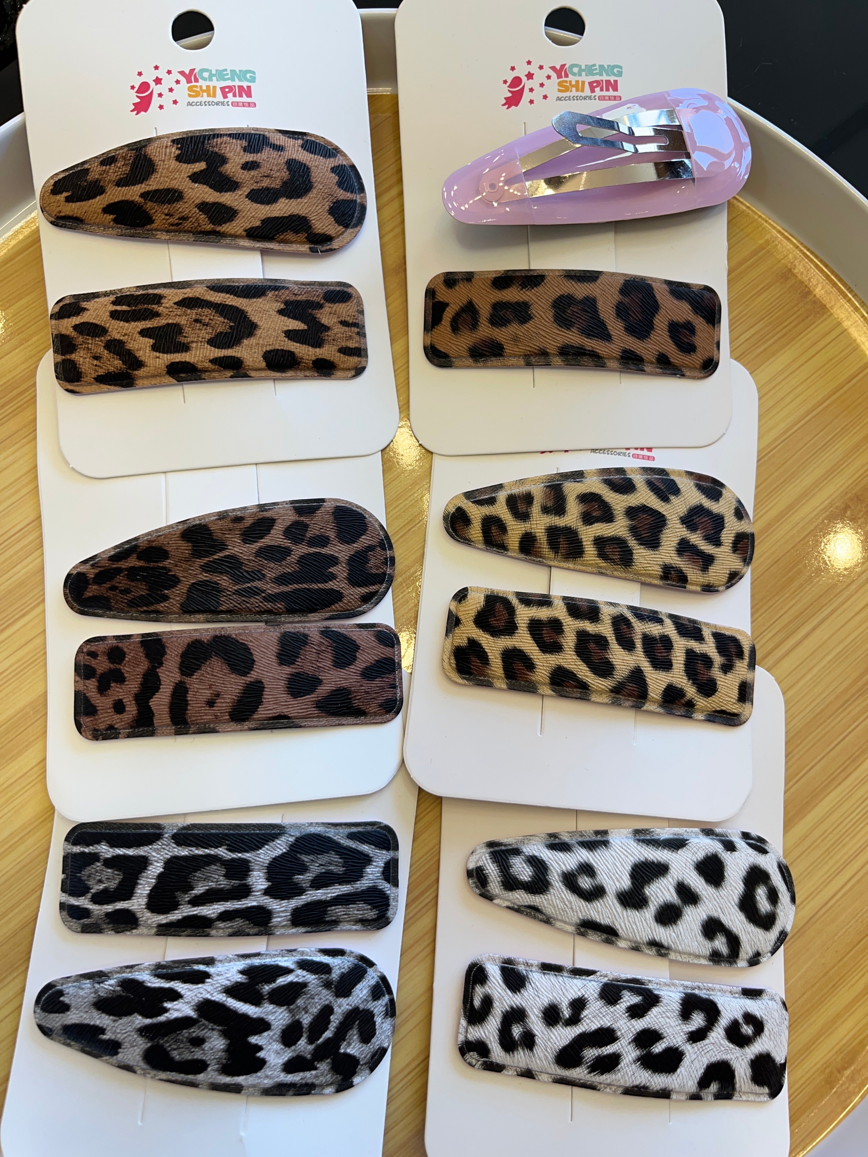 Tic tac courino animal print (12 cartelas com 2 peças cada)