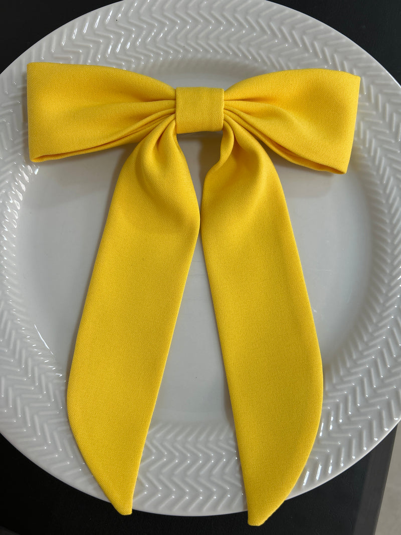 Laço em Crepe - Amarelo Gema (unidade)