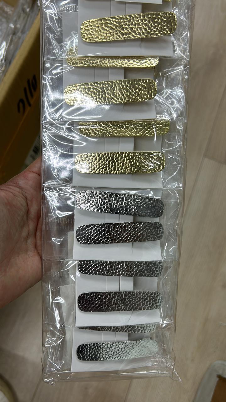 Hair Clip Textura 1 (12 cartelas com 2 peças cada)