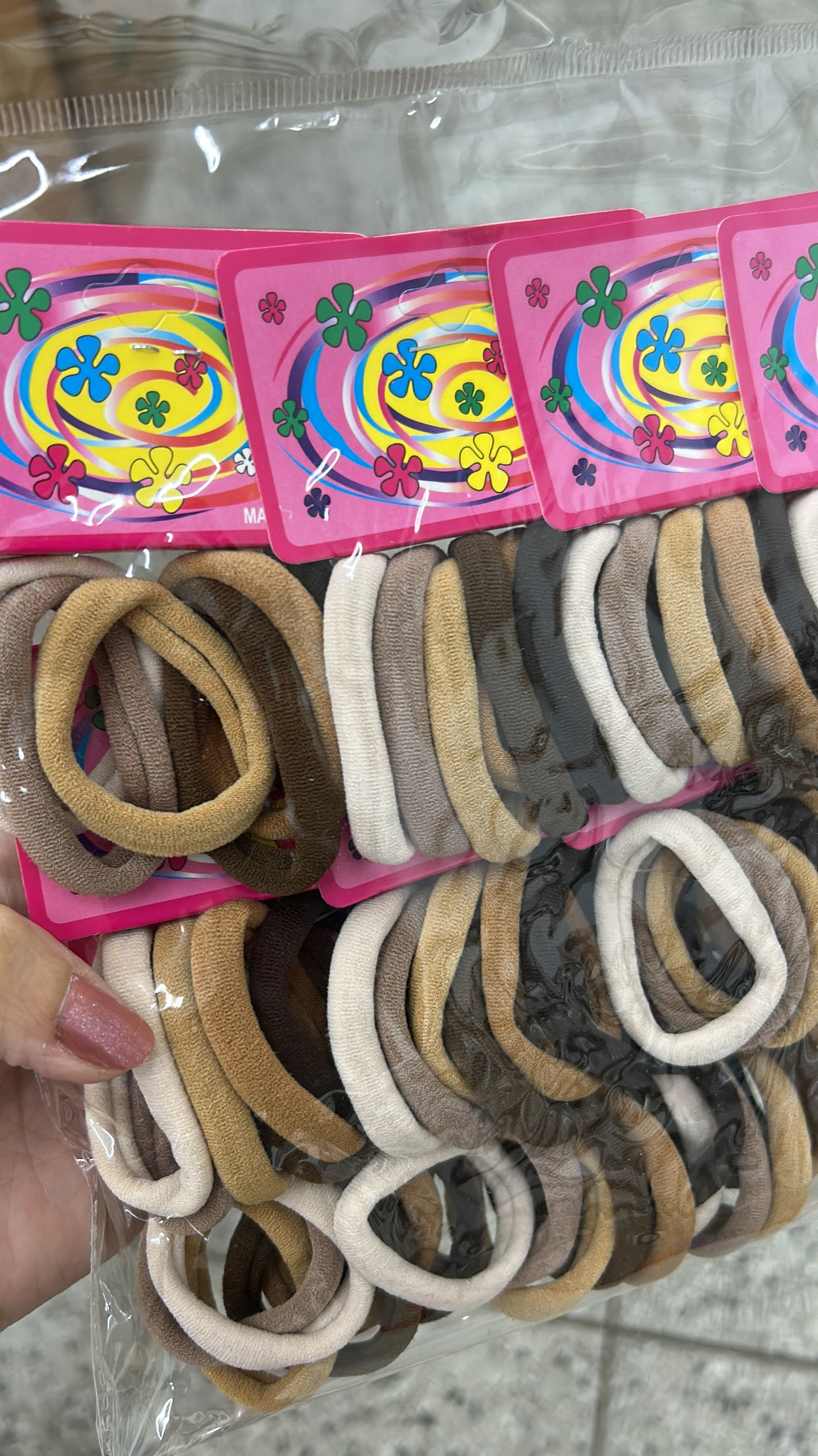 Xuxinha de Meia Média MARRONS (12 cartelas com 6 peças cada)