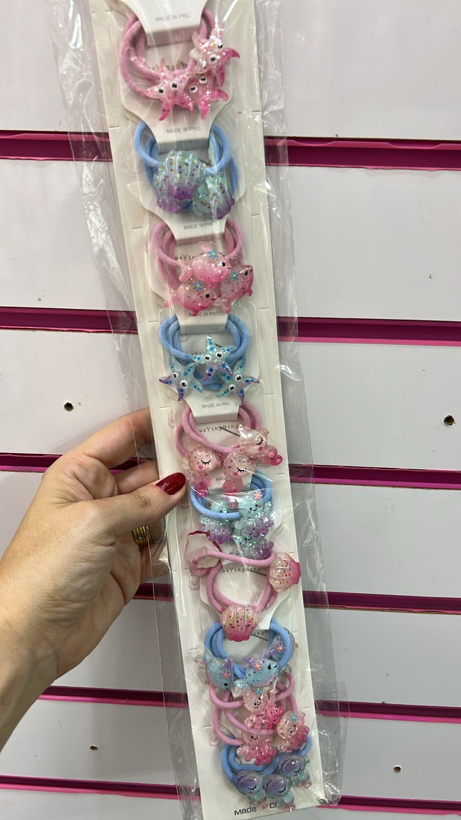 Xuxinha infantil fundo do mar (10 kits com 3 peças cada)