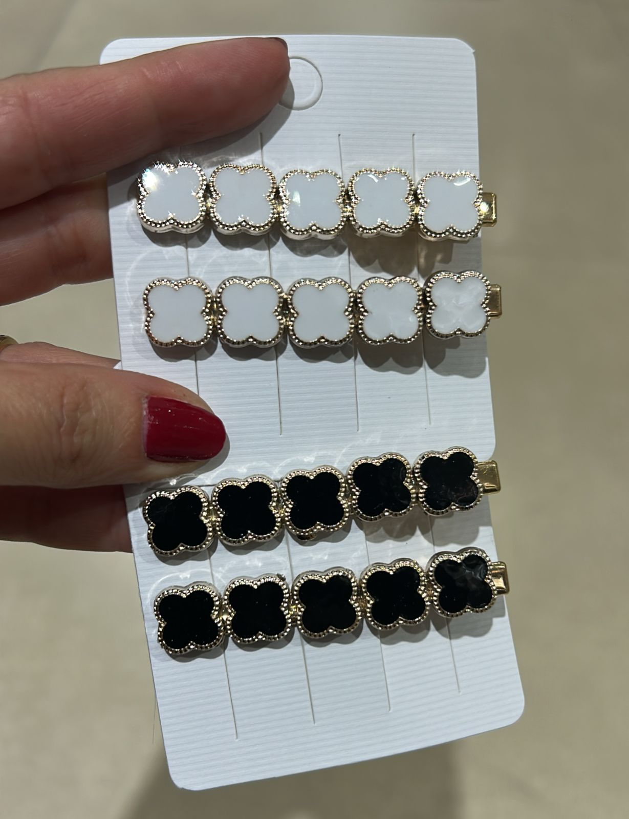 Hair clip inspiração VC 5 (12 cartelas com 2 peças cada)