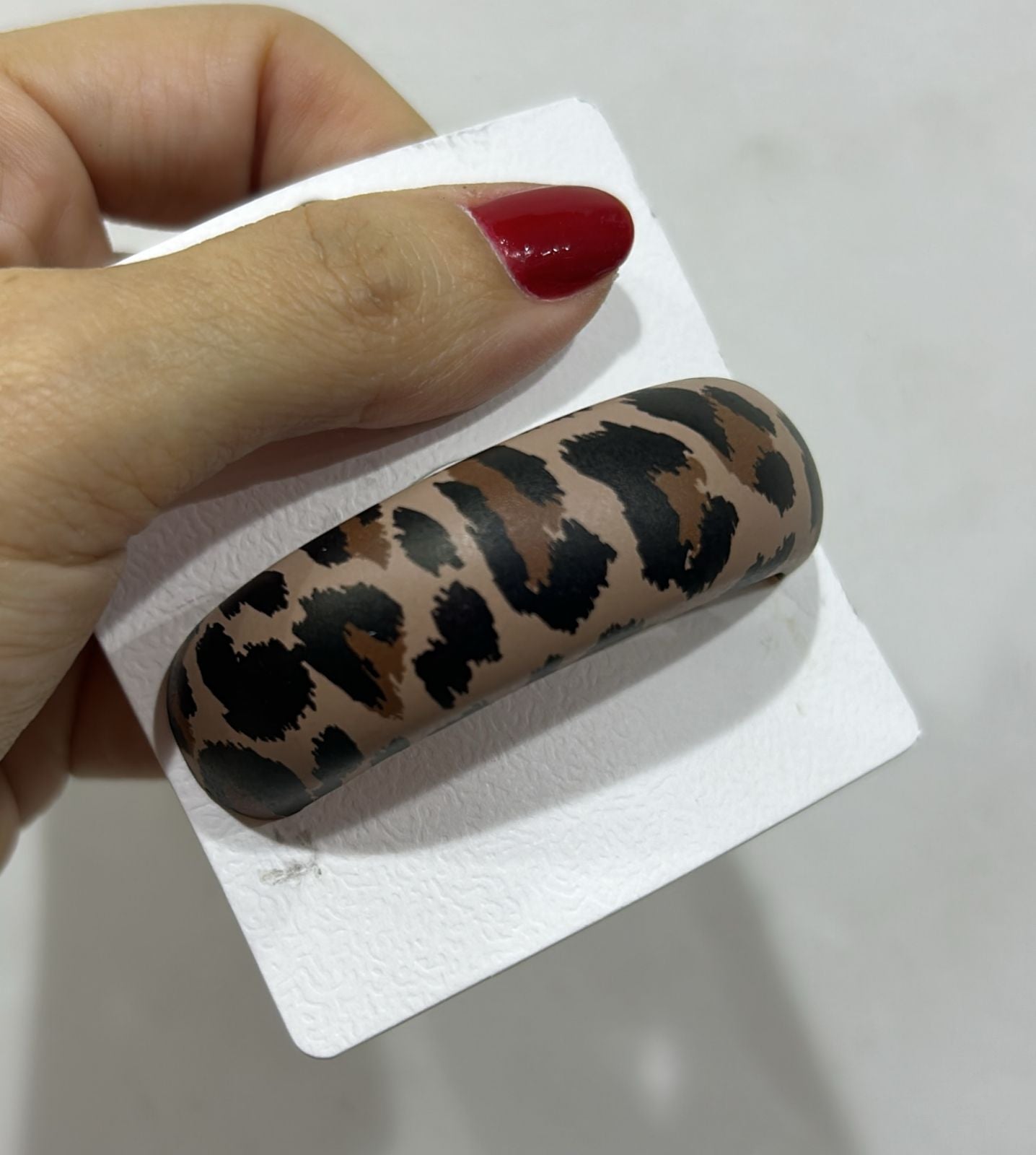 Xuxinha Metal Esmalte Fosco Animal Print Barrete (12 peças)