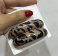 Xuxinha Metal Esmalte Fosco Animal Print BARRETE DUPLO (12 peças)