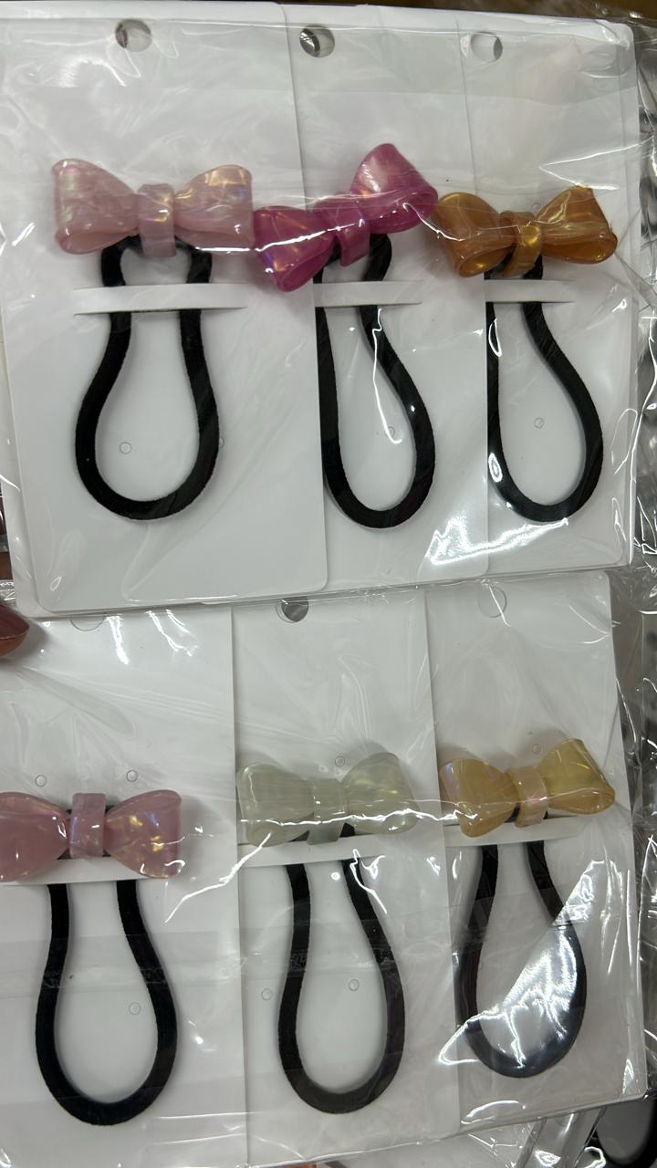 Xuxinha Laço Gravatinha Acetato (12 peças)