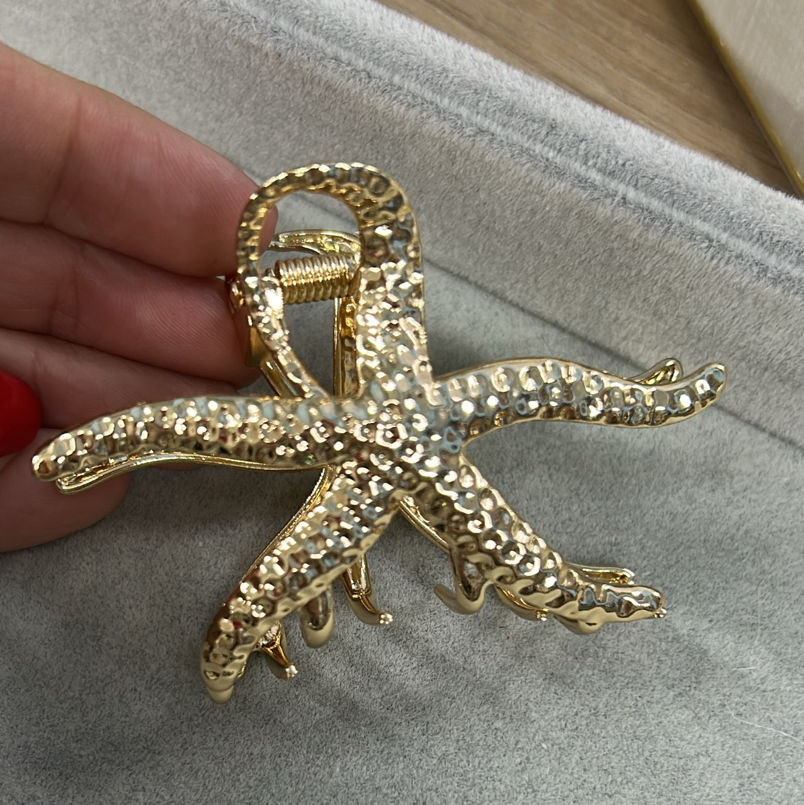 Pregadeira Metal M estrela do mar (12 peças)