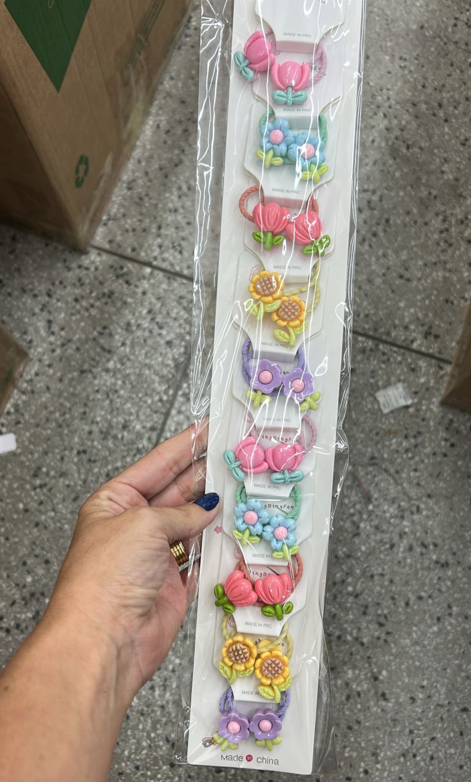 Xuxinha Infantil FLORES (10 pares)