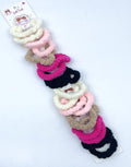Scrunchie Slim Atoalhada COLORIDA (20 peças)