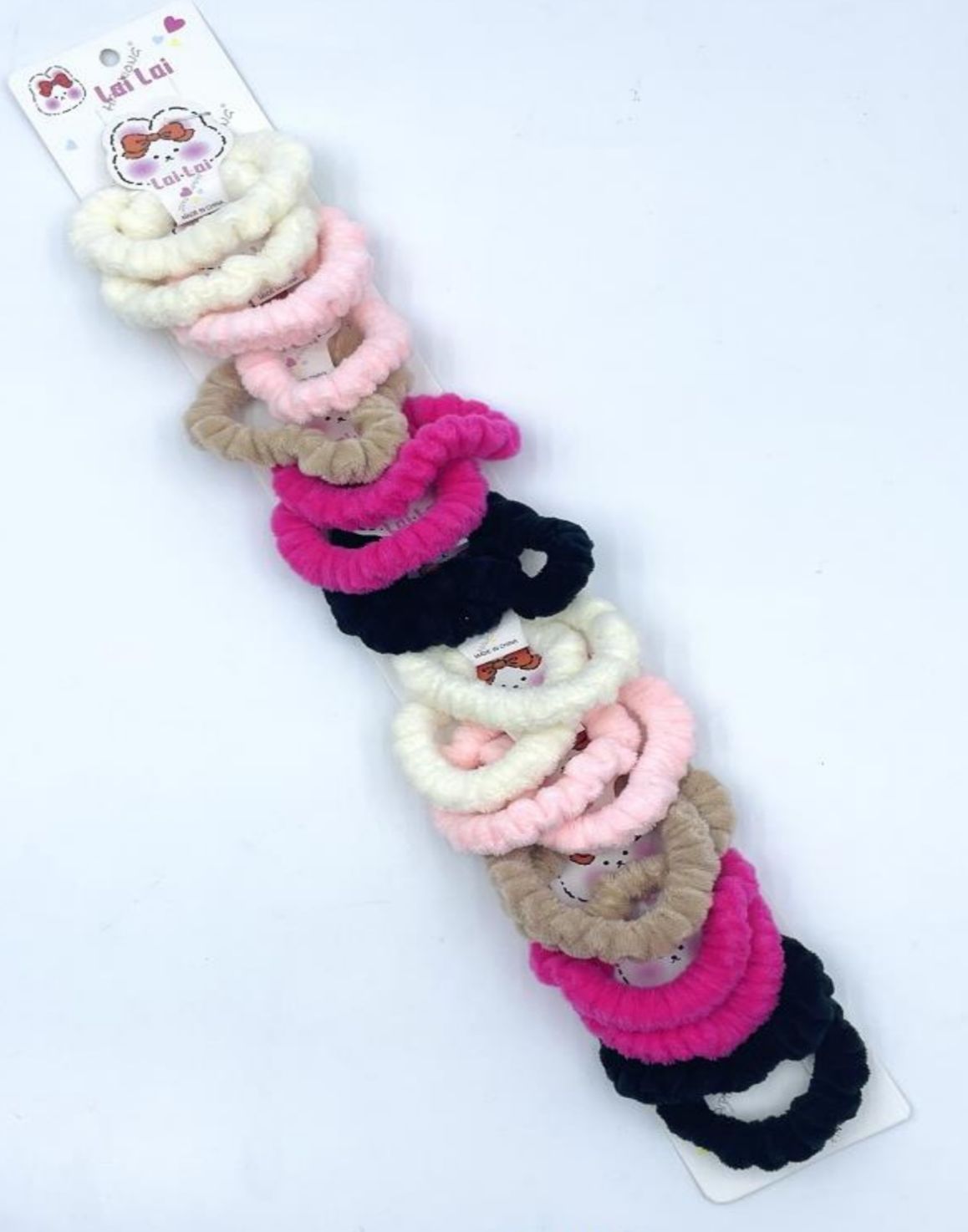 Scrunchie Slim Atoalhada COLORIDA (20 peças)