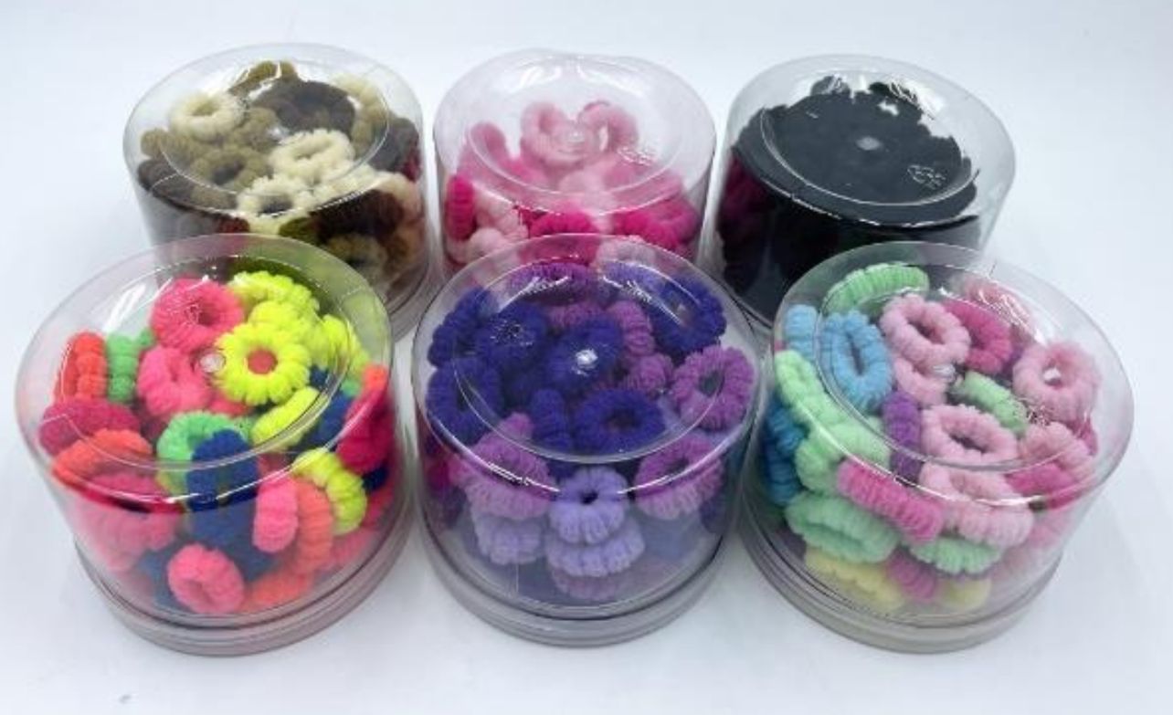 Pote Redondo Xuxinha “donuts” pequeno (12 peças cores variadas)