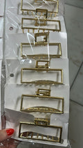 Pregadeira g metal retangular (12 peças)