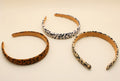 Tiara confort animal print (12 peças 4 de cada cor)