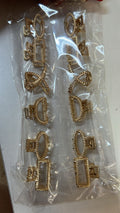Pregadeira pp metal formas variadas mini elos (12 peças)