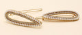 Presilha click bico com micro pérolas e strass cravejado (12 peças)
