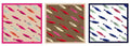 Lenço 90x90 toque de seda sardinhas (12 peças 4 de cada cor)