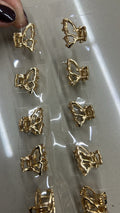 Pregadeira metal pp borboleta (12 peças)