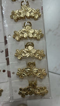 Pregadeira m metal trio flores (12 peças)
