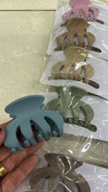 Pregadeira m de silicone (12 peças 2 de cada cor)