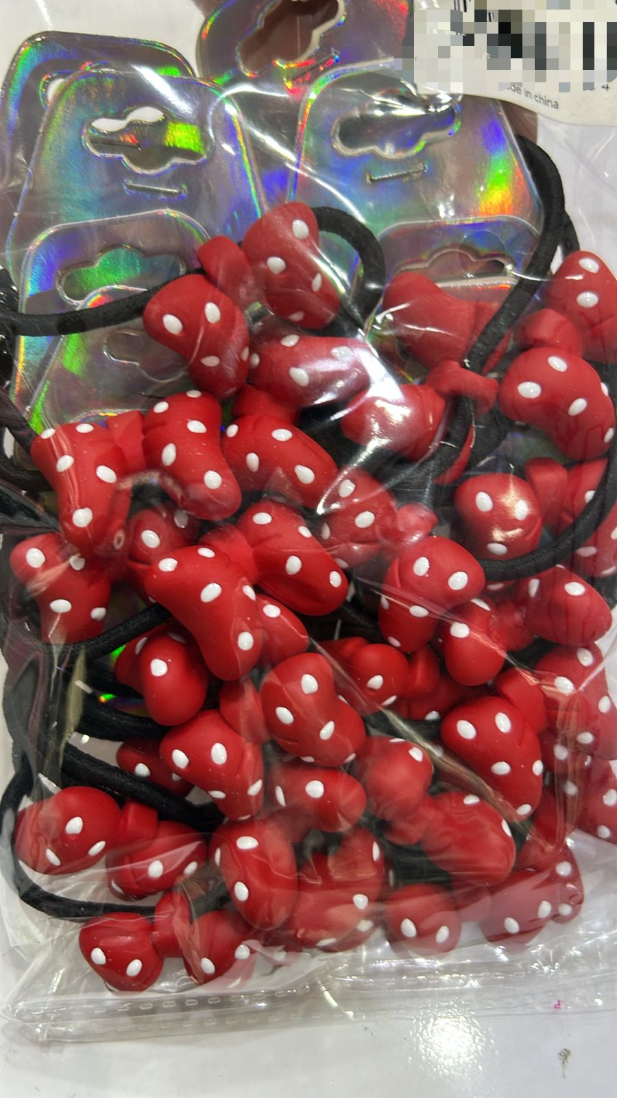 Xuxinha orelha da minnie (12 cartelas com 2 peças cada)