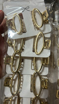 Pregadeira p metal oval (12 cartelas com 2 peças cada)