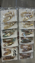 Hair clip acetato com hair clip make up (12 cartelas com 2 peças cada)