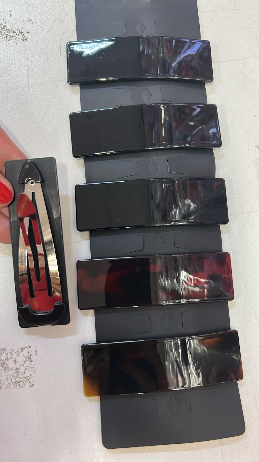 Tic tac adulto com placa de acrílico tons escuros (12 peças)