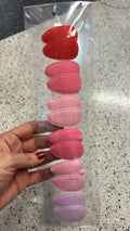 Tic tac mini tecido liso (12 peças)