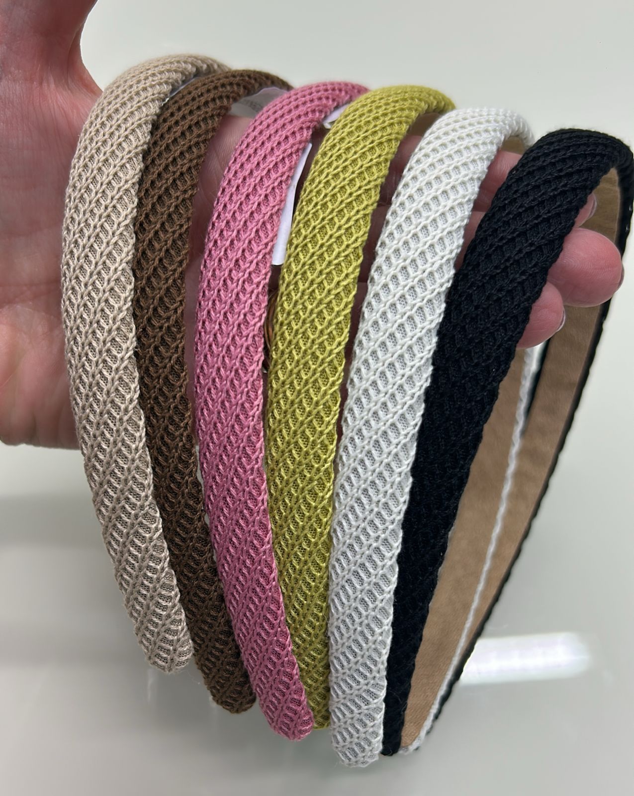 Tiara confort crochê (12 peças)